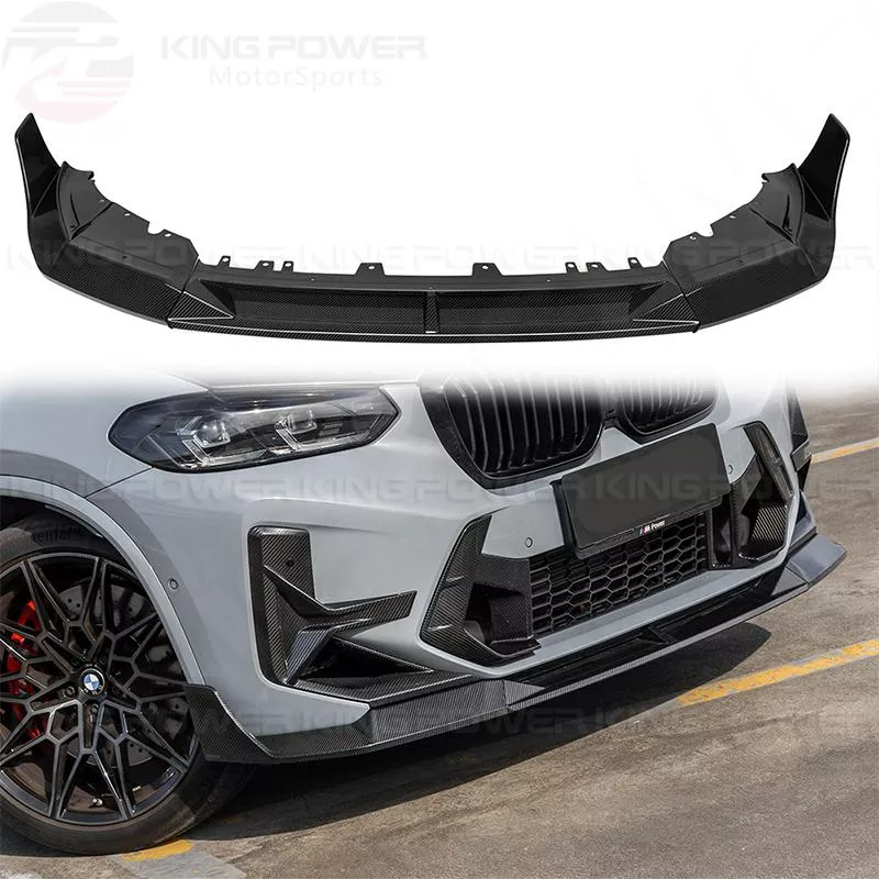 KP擎利國際 寶馬 BMW F97 F98 X3M X4M SQ乾碳 B款 前下巴 三件式 碳纖維 前擾流 前唇 KP擎利國際 寶馬 BMW F97 F98 X3M X4M SQ乾碳 B款 前下巴 三件式 碳纖維 前擾流 前唇