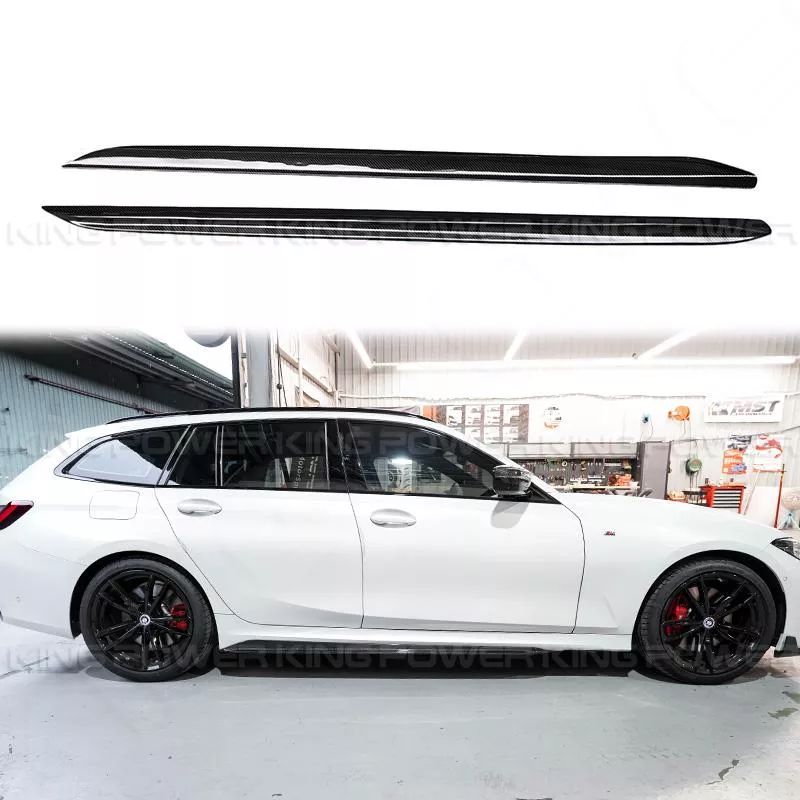 KP擎利國際 BMW G20 G21 MP款側裙 前/後期通用 乾碳纖維/亮黑 M-Sport車型用 實體店面 預約安裝 KP擎利國際 BMW G20 G21 MP款側裙 前/後期通用 乾碳纖維/亮黑 M-Sport車型用 實體店面 預約安裝