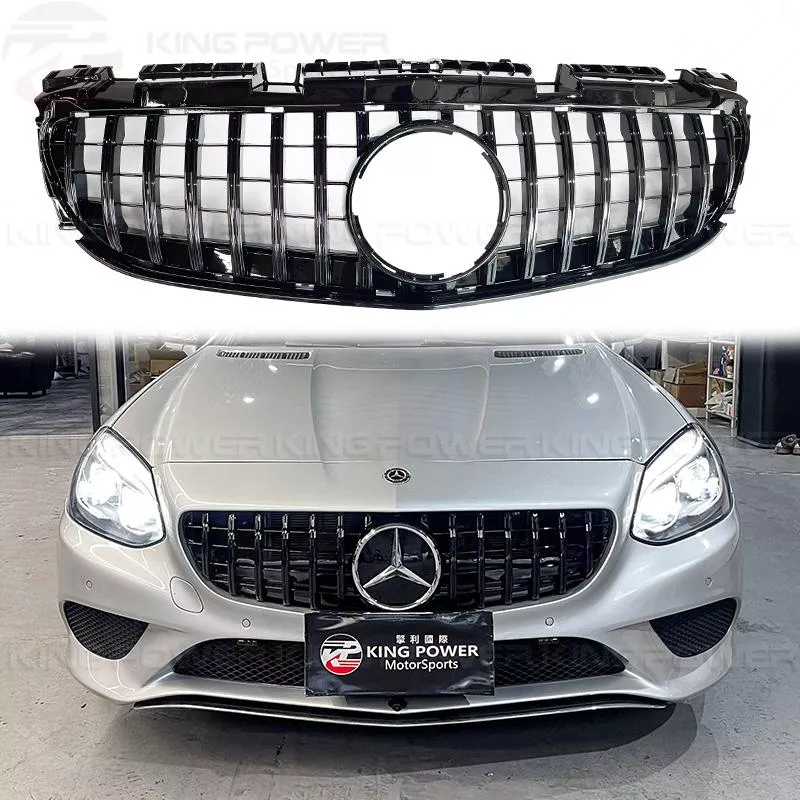 KP擎利國際 Benz 16-19 後期 R172 SLC GT水箱罩 中網 直瀑式 實體店面 預約安裝 KP擎利國際 Benz 16-19 後期 R172 SLC GT水箱罩 中網 直瀑式 實體店面 預約安裝