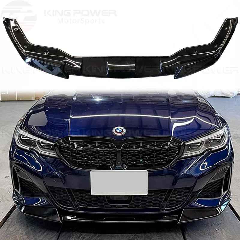 KP擎利國際 BMW 前期 G20 G21 亮黑 刀鋒款 前下巴 下巴 前唇 前擾流 實體店面 預約安裝