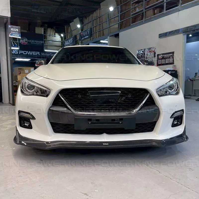 KP擎利國際 Infiniti Q50 17+ VARIS 前保桿 碳纖維前下巴