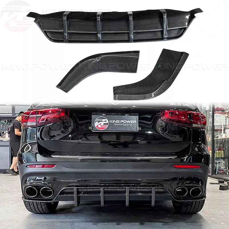 KP擎利國際 BENZ X247 碳纖維V款 三件式 前下巴 GLB 卡夢 下巴 實體店面 預約安裝