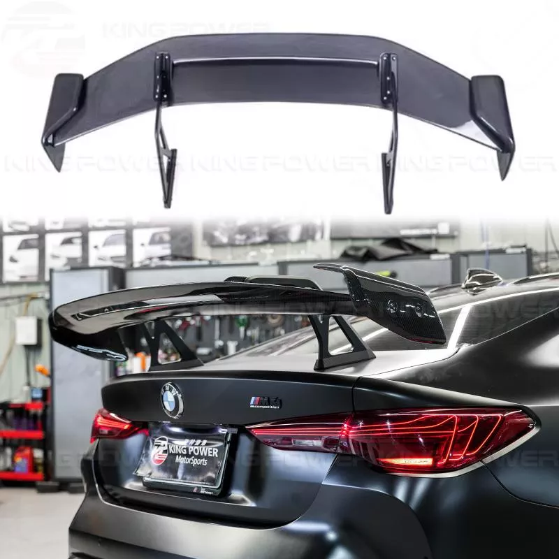 KP擎利國際 BMW G82 F82 M4 AD款 二代 乾碳 碳纖維 鵝頸大尾翼(需打洞) 大壓尾（可詢問其它車款）