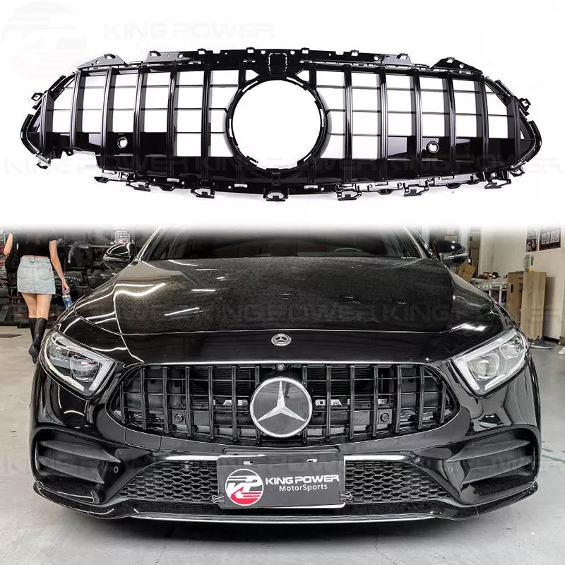 KP擎利國際 BENZ W257 C257 CLS GT款 水箱罩 直瀑式 中網 鍍銀/亮黑 實體店面 預約安裝