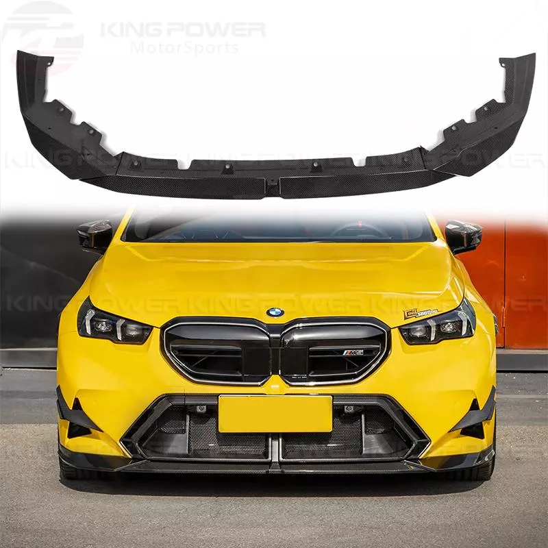 KP擎利國際 2024+BMW G90 G99 M5 SQ乾式碳纖維 A款 三件式 前下巴 前下