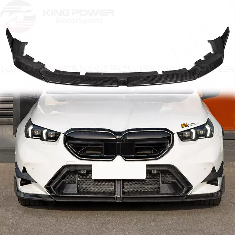 KP擎利國際 2024+BMW G90 G99 M5 SQ乾式碳纖維 B款 三件式 前下巴 前下