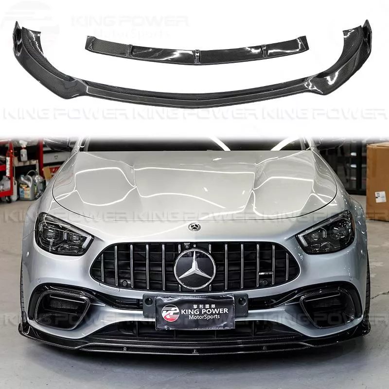 KP擎利國際 Benz 後期 W213 S213 正E63 AE Design 前下巴 碳纖維 下巴