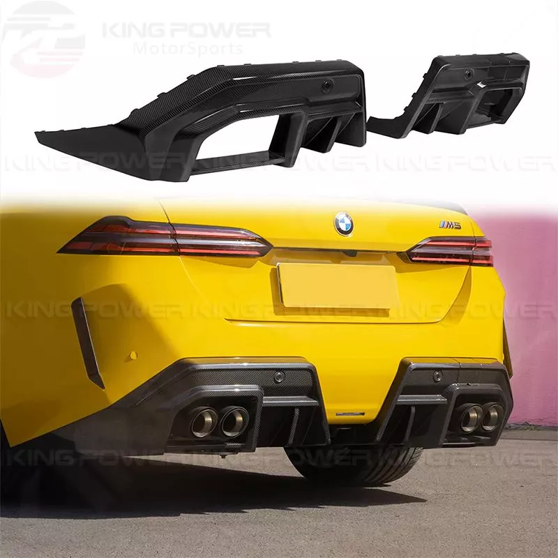 KP擎利國際 BMW G90 G99 M5 SQ乾碳 A款 後下巴 碳纖維下巴 後擾流