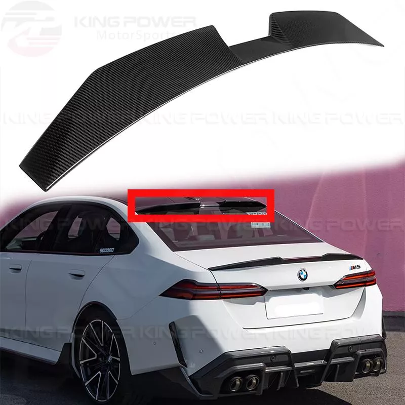 KP擎利國際 BMW G60 5系 G90 M5 SQ乾碳 碳纖維 頂翼 尾翼