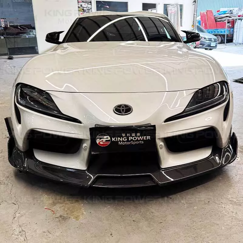 KP擎利國際 Toyota Supra A90 牛魔王 DARWIN 碳纖維前下巴 BK款 下擾流