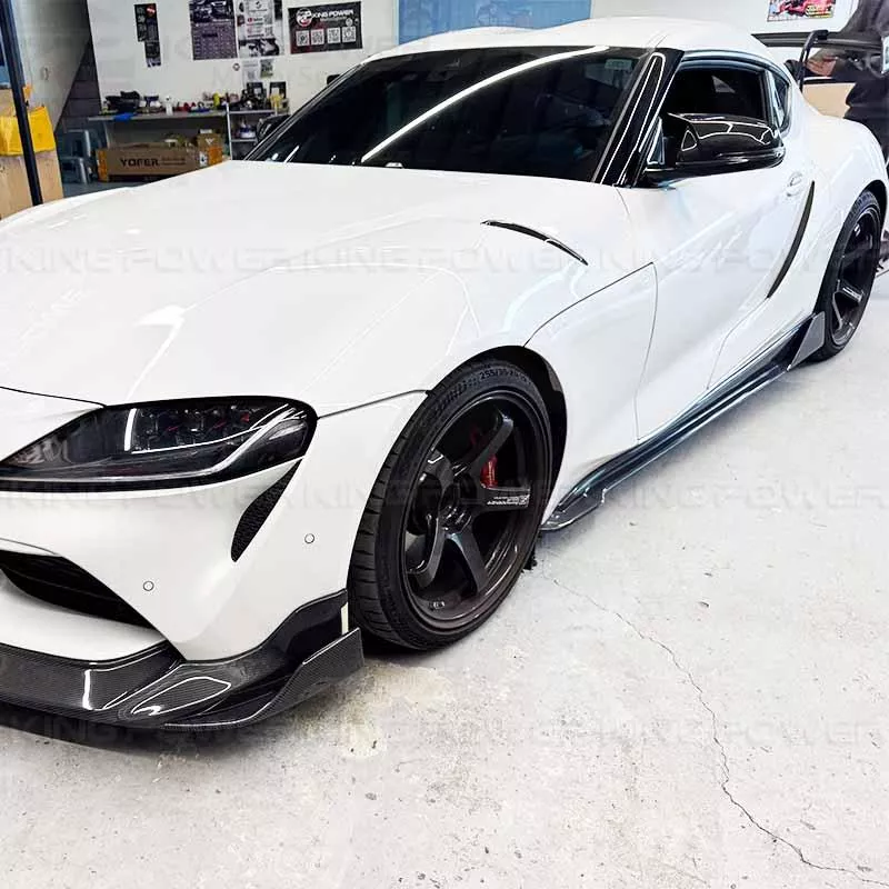KP擎利國際 Toyota Supra A90 牛魔王 DARWIN 碳纖維 BK款 側裙墊片 側裙