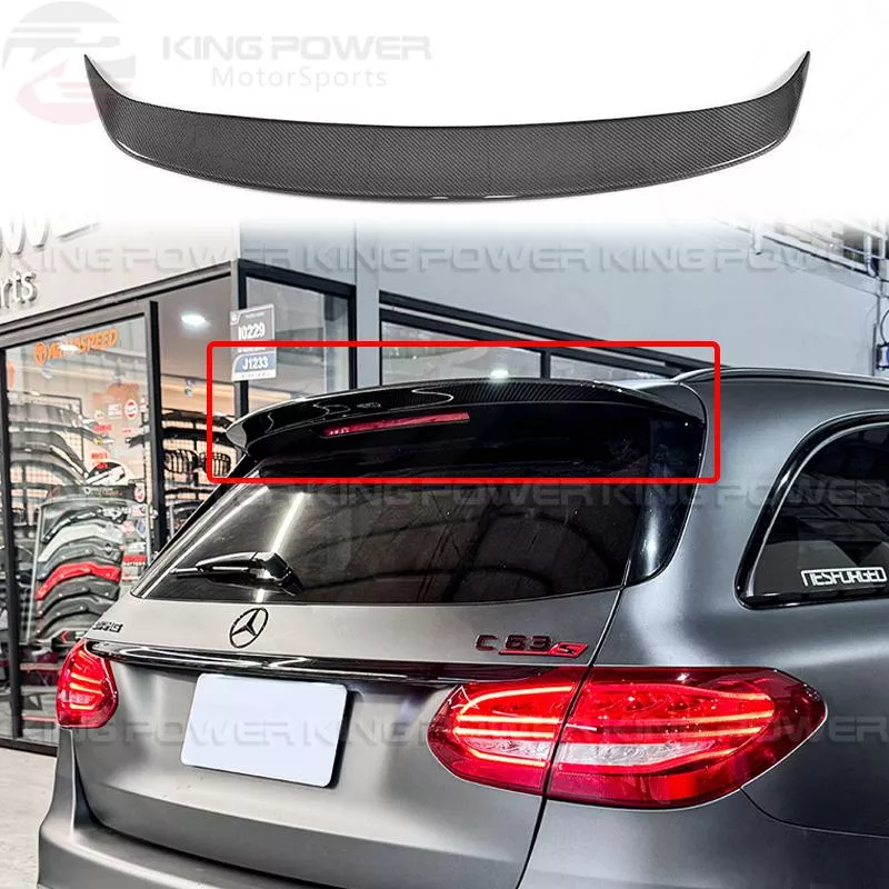 KP擎利國際 Benz C-class S205 旅行車 碳纖維 頂翼 尾翼 五門車專用 實體店面 預約安裝