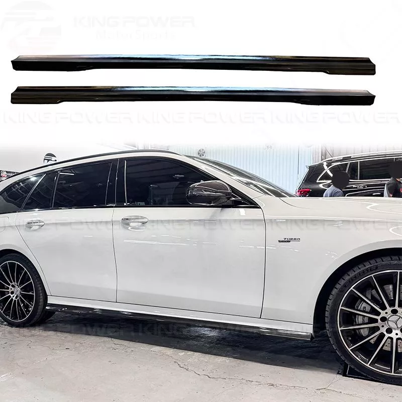 KP擎利國際 Benz W213 S213 G款 碳纖維 側裙 刀鋒款 E-Class