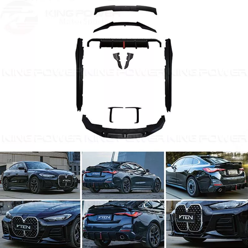 KP擎利國際 BMW G26 420 430 440 四門車用 VT款 亮黑 全車套件 外觀套件 4系列套件