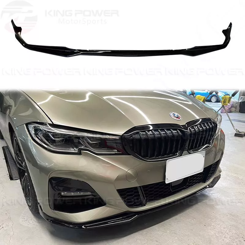 KP擎利國際 BMW 19+前期 G20 G21 亮黑 MP款前下巴 M-Sport車型用 下巴 實體店面 預約安裝