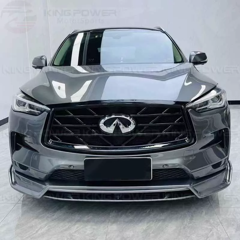 KP擎利國際 Infinity 19+ QX50 菱形網格水箱罩 無雷達 全亮黑 中網