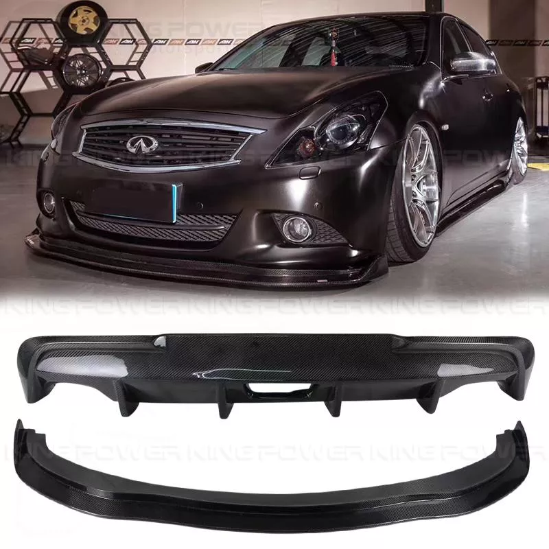 KP擎利國際 INFINITI V36 G37 碳纖維 空力套件 前下巴 後下巴