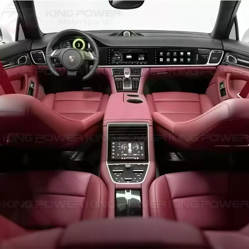 KP擎利國際 PORSCHE PANAMERA 970 黑/紅內飾 內飾改裝