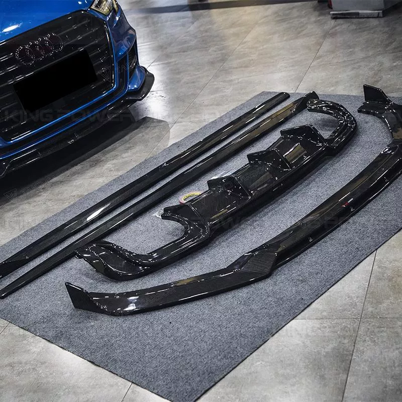 KP擎利國際 AUDI 8V A3 TAKD款 碳纖維空力套件 前下 後下 側裙 葉子板 引擎蓋