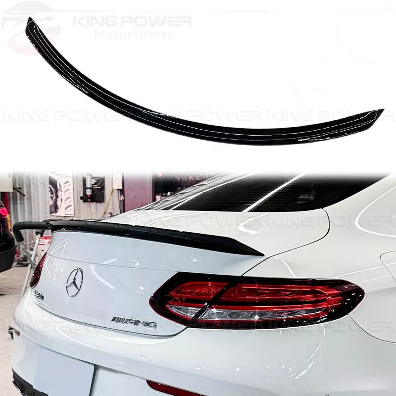 KP擎利國際 BENZ W205 C205 C63ED1款 雙門專用 亮黑 小尾翼 鴨尾 實體店面