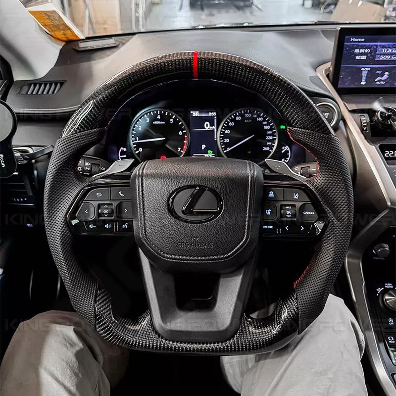 KP擎利國際 LEXUS NX 碳纖維 方向盤 卡夢方向盤