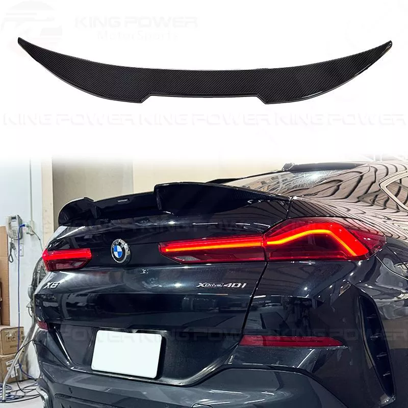 KP擎利國際 BMW G06 X6 R款 乾碳 尾翼 碳纖維 鴨尾
