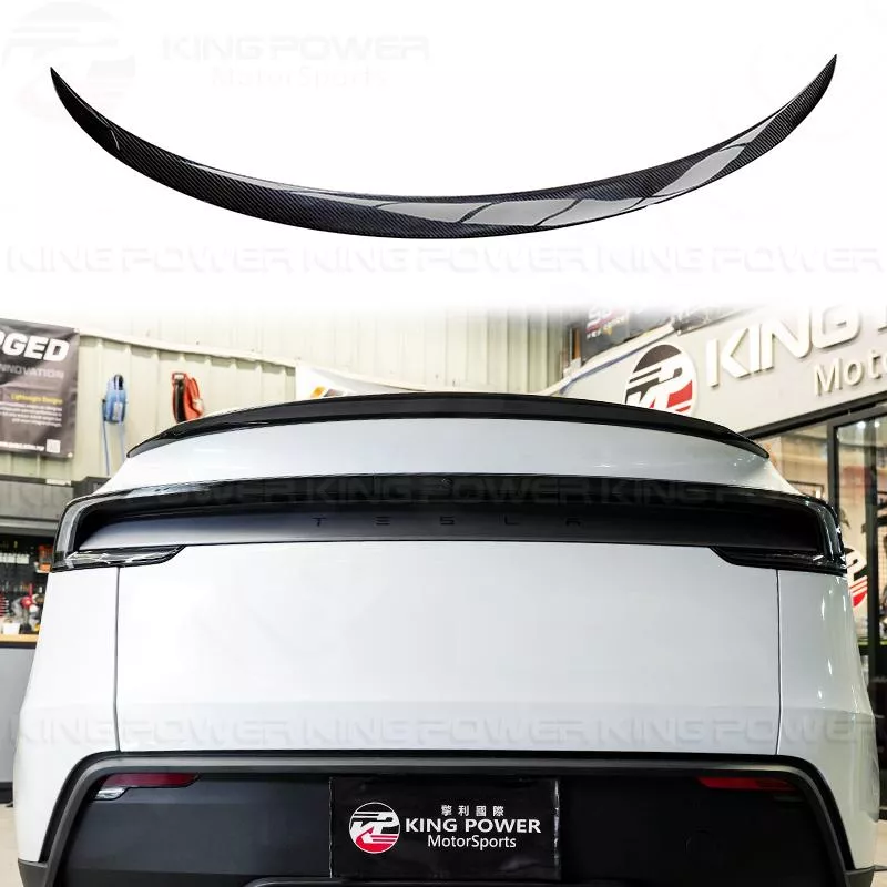 KP擎利國際 2025 特斯拉 Tesla Model Y 乾式碳纖維 尾翼 碳纖維鴨尾