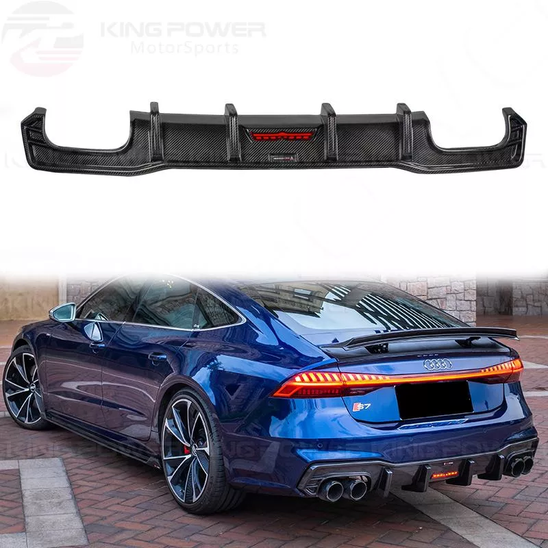 KP擎利國際 AUDI A7 S7 C8 TAKD款 碳纖維 後下巴 後唇