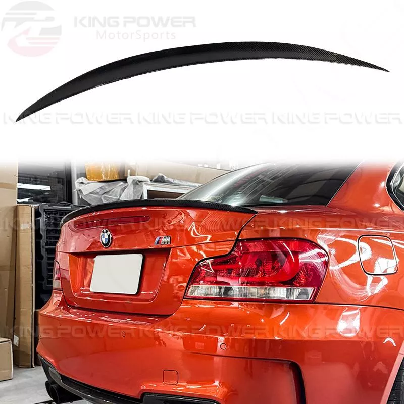 KP擎利國際 BMW E82 P款 碳纖維尾翼 鴨尾 抽真空 實體店面 專業施工 MP款 1M