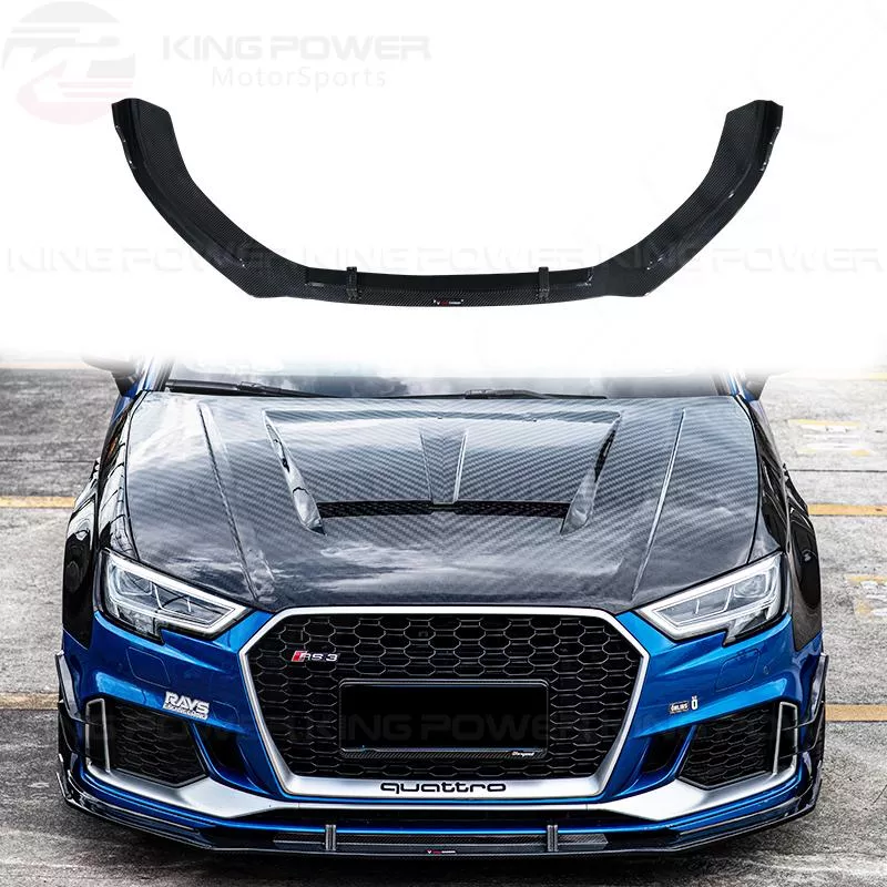 KP擎利國際 AUDI RS3 TAKD款 碳纖維 前下巴 前下