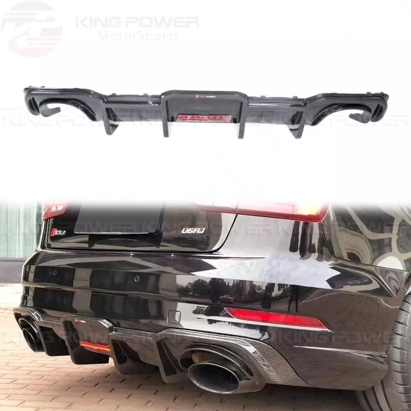 KP擎利國際 AUDI RS3 8V TAKD款 碳纖維 後下巴 後下