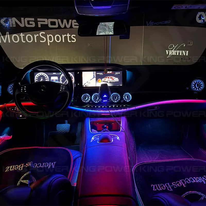 KP擎利國際 賓士 Benz W222 S-Class 升級全車 渦輪氣氛燈 氛圍燈