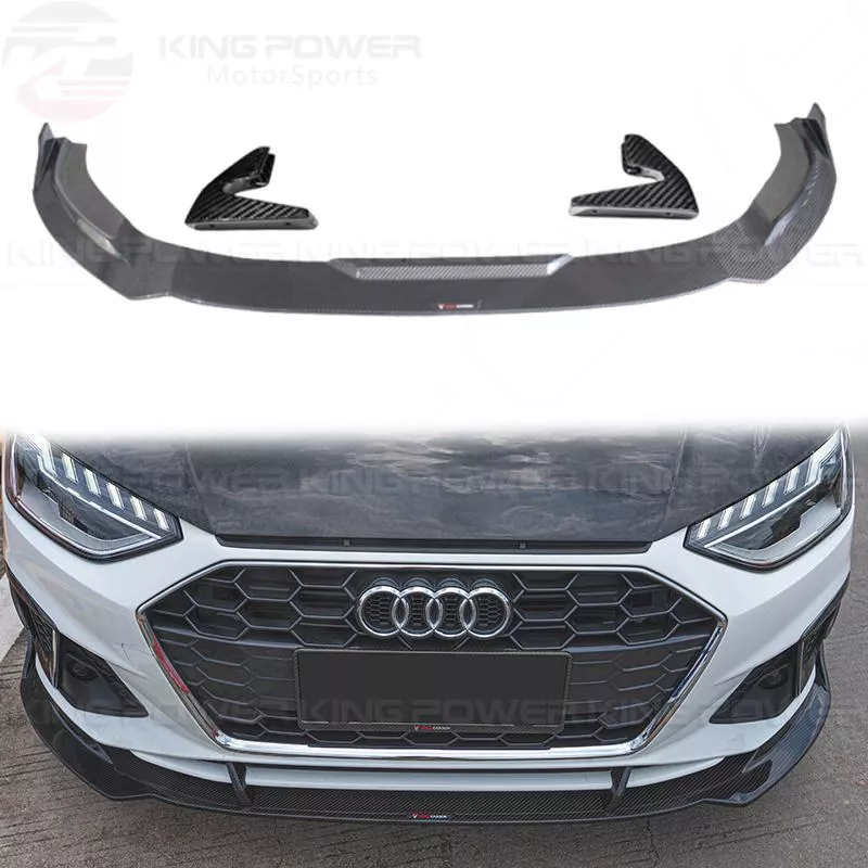 KP擎利國際 AUDI  奧迪 A4 S4 B9.5 T牌 碳纖維 前下巴 前下