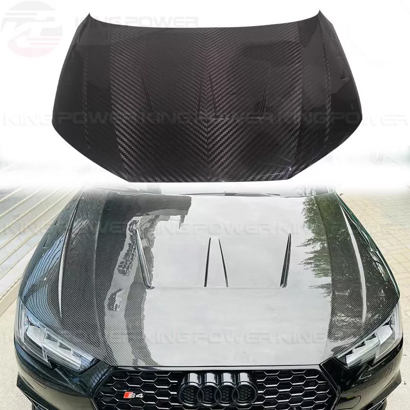 KP擎利國際 奧迪 A4 S4 B9 TAKD款 碳纖維 引擎蓋 機蓋