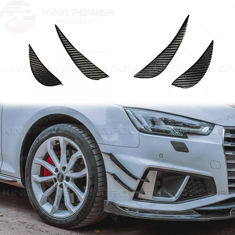 KP擎利國際 奧迪 AUDI A4 S4 B9 TAKD款 碳纖維 前保風刀 前風刀