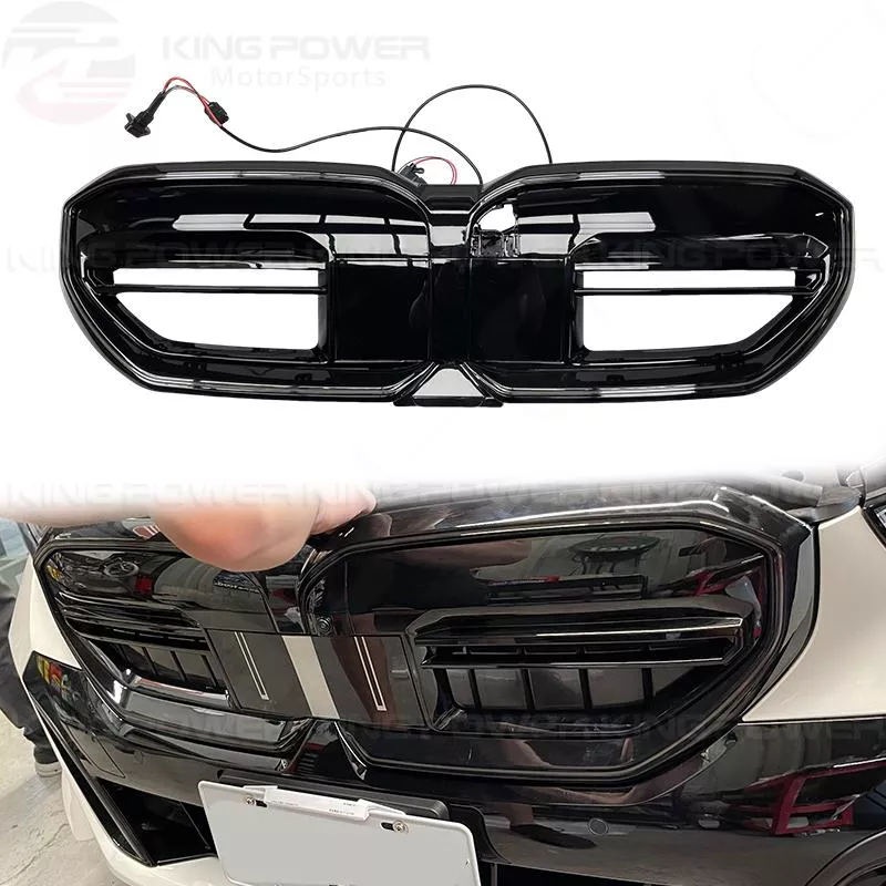 KP擎利國際 BMW G60 M版 亮黑 發光水箱罩 發光鼻頭