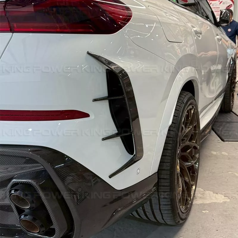 KP擎利國際 寶馬 前期 BMW G06 X6 Luming 碳纖維 後保風刀 後風刀