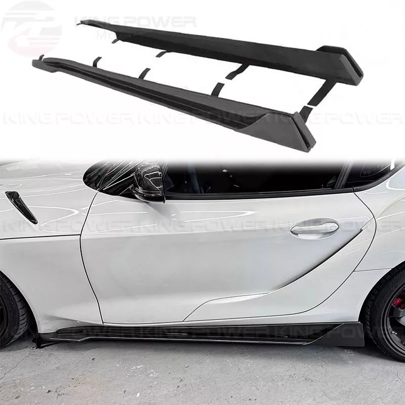 KP擎利國際 Toyota Supra A90 牛魔王 DARWIN 碳纖維 BK款 側裙墊片 側裙