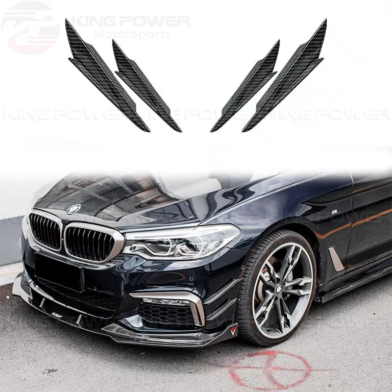KP擎利國際 BMW G30 G31 前期 T款 碳纖維 前保風刀 前風刀 四件組