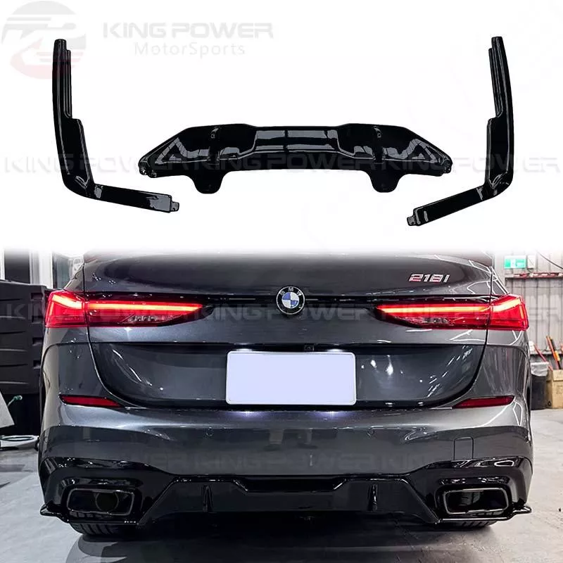 KP擎利國際 BMW F44 2系 MP2款 亮黑 後下巴含包角 後下 方管/圓管可用 M235 220 218 歡迎聊聊