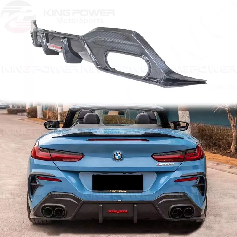 KP擎利國際 BMW 8 Series G14 G15 碳纖維 TAKD M款 後下巴 卡夢後擾流