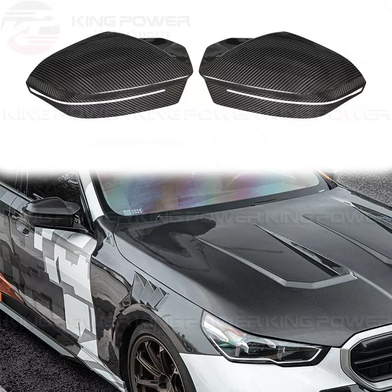 KP擎利國際 BMW G60 5系 TAKD 碳纖維 牛角後視鏡蓋 後照鏡蓋 後視鏡殼 替換式