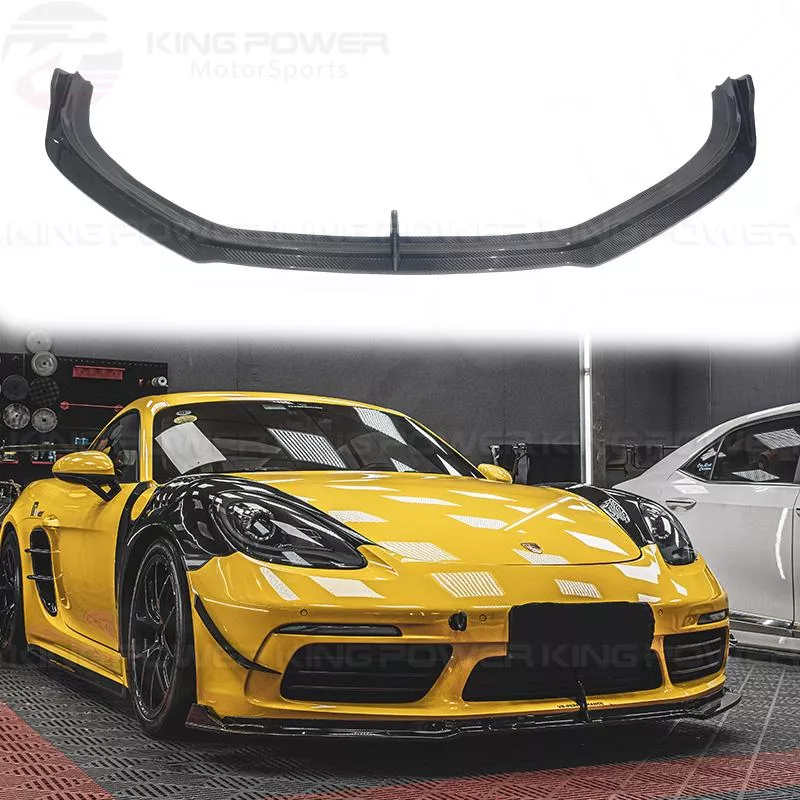KP擎利國際 保時捷 Porsche 982 718 Cayman TAKD 乾碳纖維 前唇 前下巴