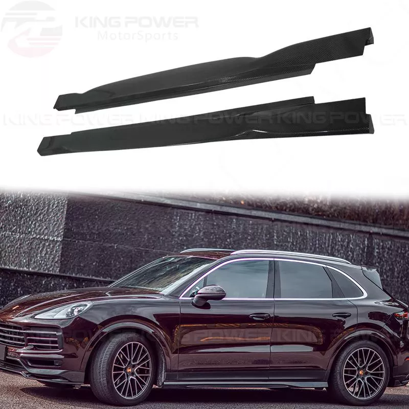 KP擎利國際 18~23 Porsche 保時捷 Cayenne E3 TAKD 碳纖維 側裙
