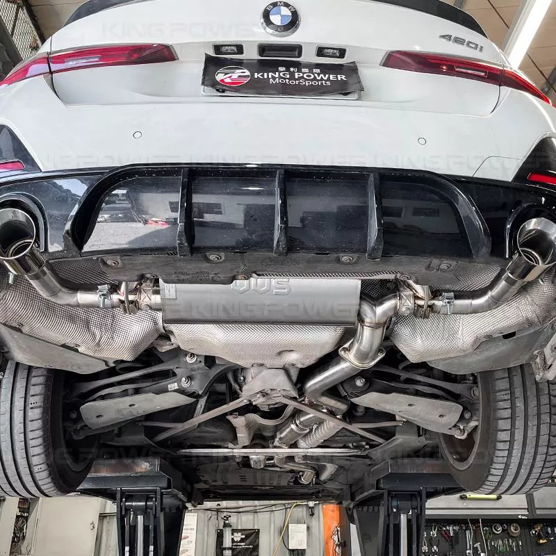 KP擎利國際 BMW G22 G23 G26 VVS排氣管 2.0T適用 不鏽鋼電子閥門中尾段 實體店面