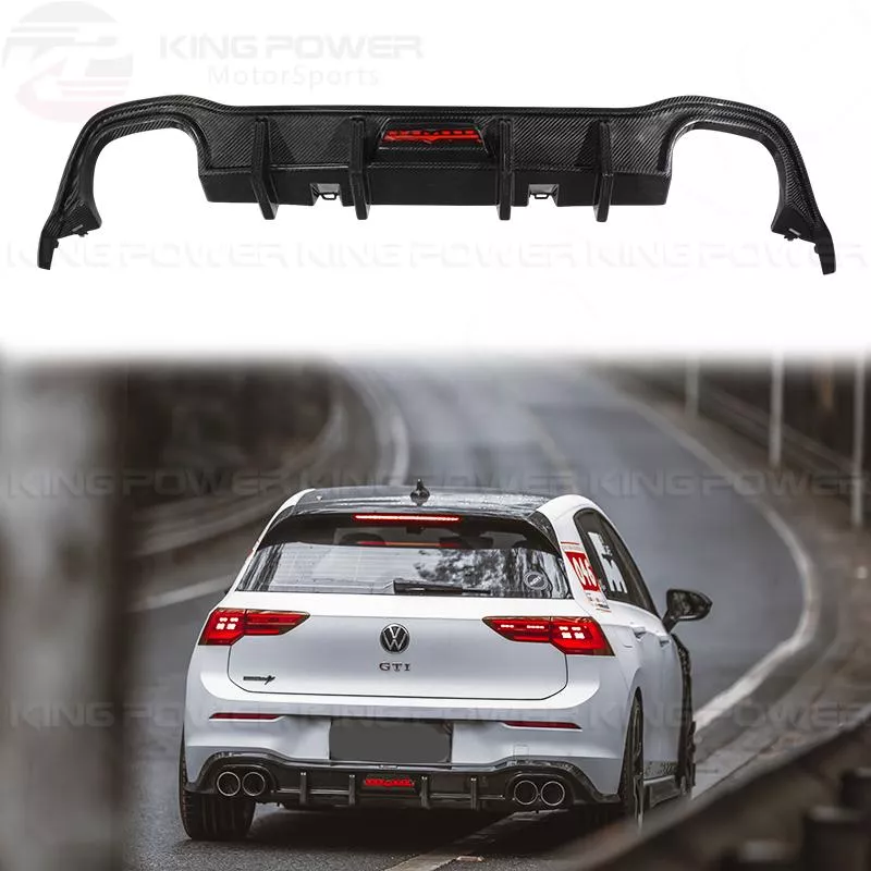 KP擎利國際 福斯 VW Golf GTI 第8代 TAKD 碳纖維 後下巴 後唇