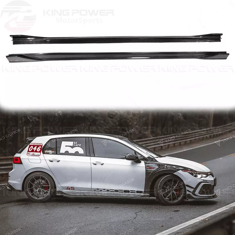 KP擎利國際 福斯 VW Golf GTI 第8代 TAKD 碳纖維 側裙