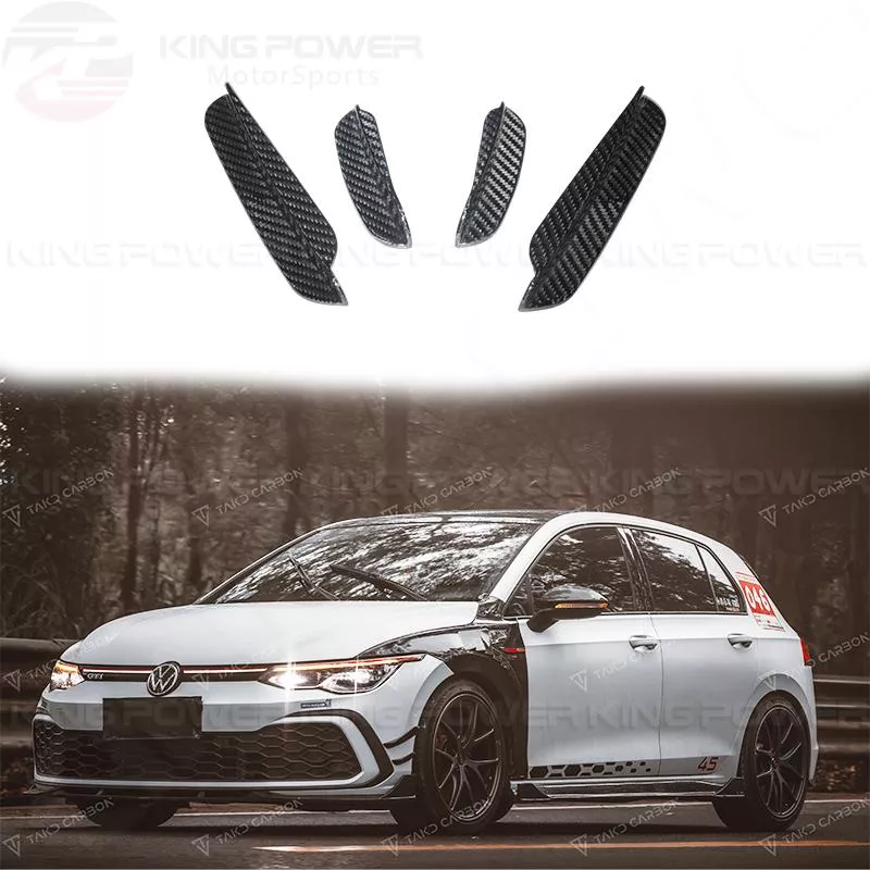 KP擎利國際 福斯 VW Golf GTI 第8代 TAKD 碳纖維 前保風刀 前風刀 風刀