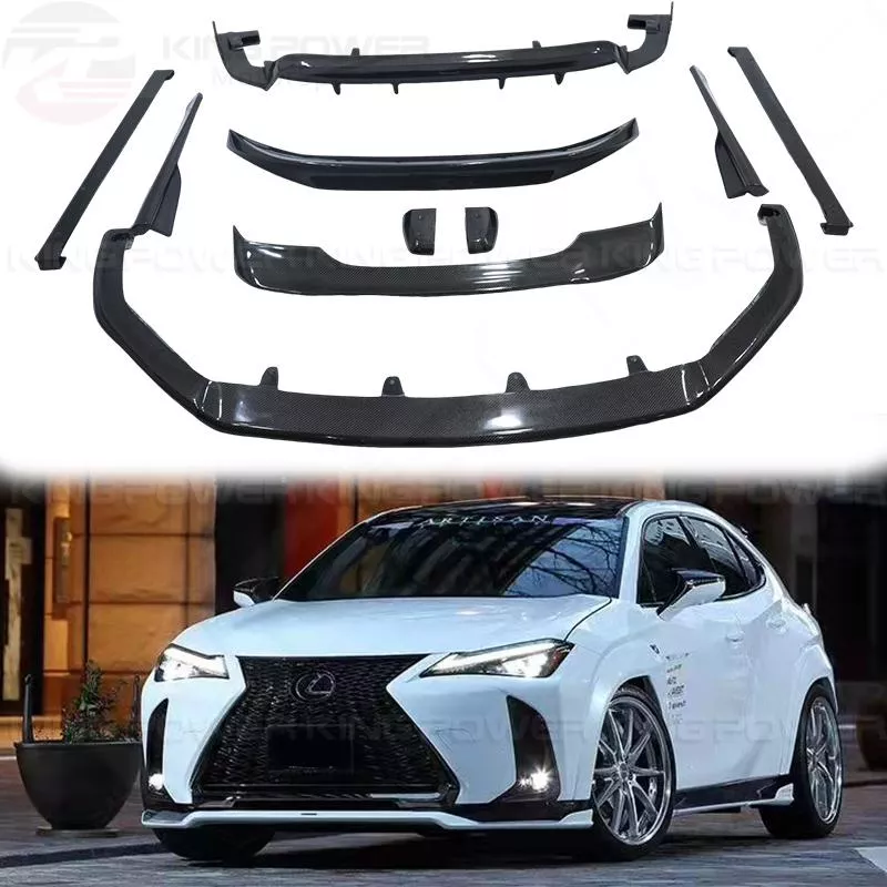 KP擎利國際 LEXUS UX250 A款 碳纖維 全車套件 前下巴 後下巴 側裙 頂翼 尾翼