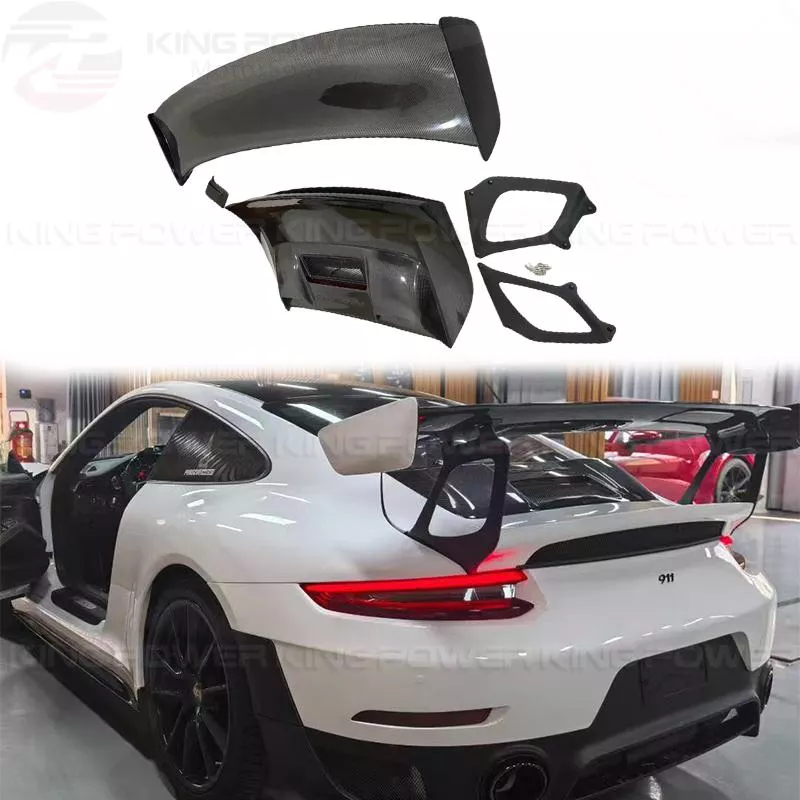KP擎利國際 12-19 Porsche保時捷 Carrera 991 911 乾碳GT2款 大尾翼 碳纖維 尾翼